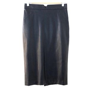 🆕 ZARA BASIC Vegan Leather Pencil Skirt - NEW